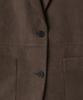 Musinsa Standard Woman Women'S Synthetic Suede Oversized Blazer [Brown]