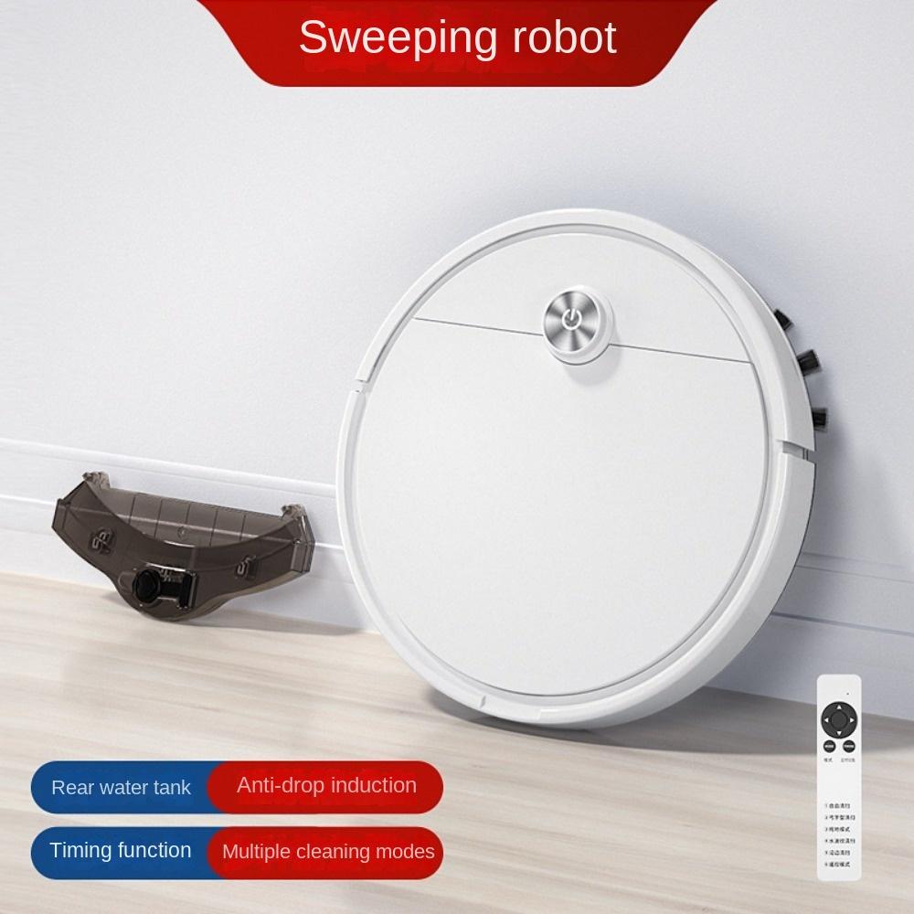 Inteligentní zametací robot pro domácnost s dálkovým ovládáním, nádržkou na vodu, čisticí stroj, automatický vysavač, zametací a vytírací stroj