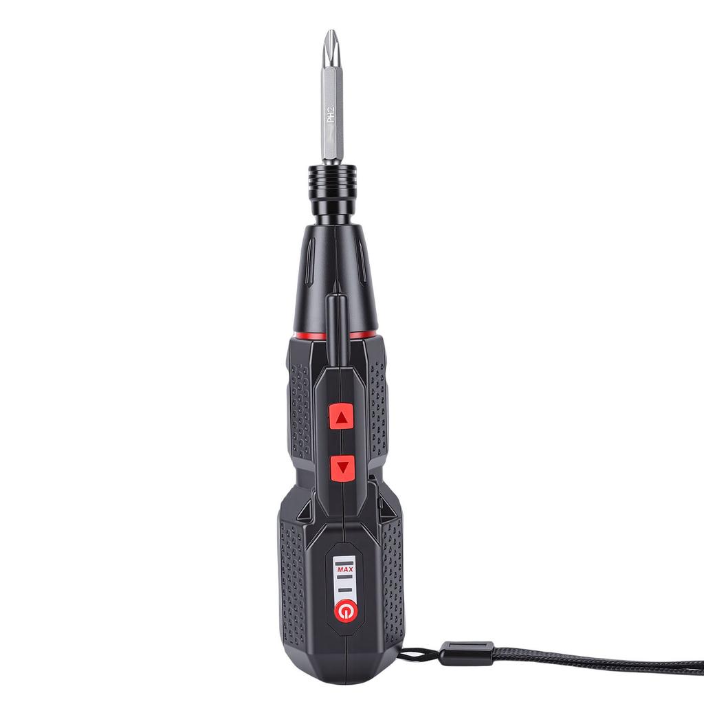 Electric Screwdriver 3 Torsion Settings Rechargeable Cordless Screwdriver with LED Light for Home Repair