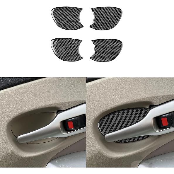 Real Premium Carbon Fiber Car Center Console Gear Shifter Transmission Panel Cover Sticker Auto Interior Accessories Compatible with Toyota Corolla