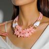Statement Irregular Beads Necklace for Women Girl Party Jewelry Accessories