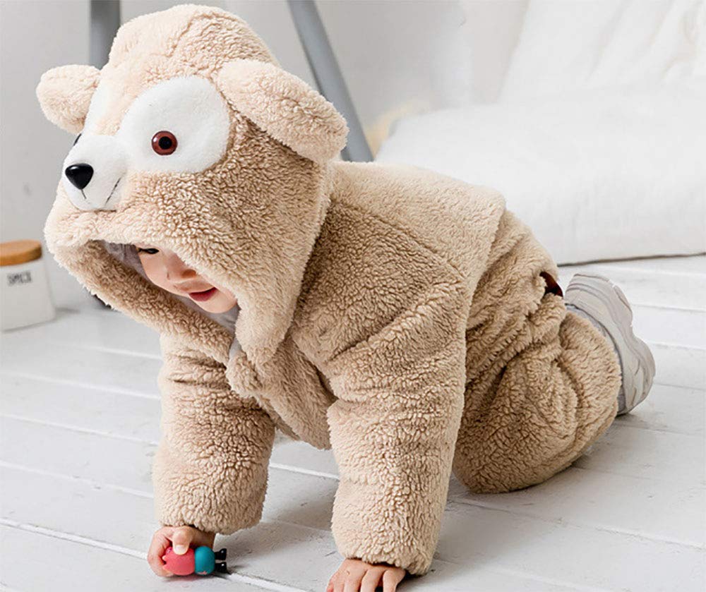Christmas Kids Baby Kigurumi for Animal Baby Shower Fluffy Winter Baby Bear Kigurumi Boys and Baby Shower New New Commemorative Photo Shoot