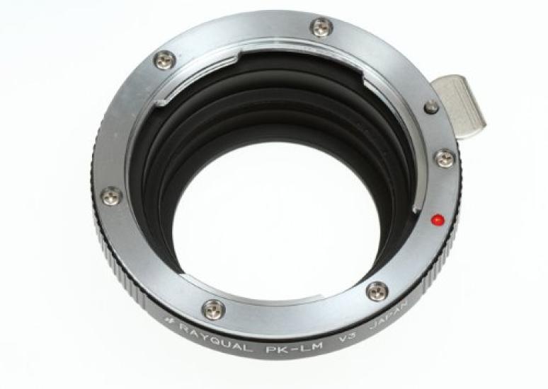 Rayqual Japanese Lens Mount Adapter for Pentax Lenses to Leica Cameras PK-LM K-Mount M-Mount