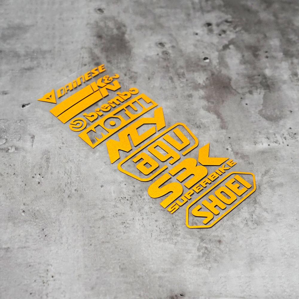 Car Styling Helmet Motorcycle Tank Decals Stickers for Motor Side Body Tmax Tank Tail Side Box Applique