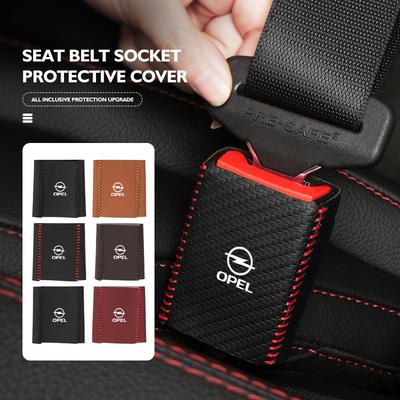 Car Seat Belt Buckle Anti-scratch Protector Cover Accessories For Opel Astra H G J Insignia Corsa Zafira Meriva Mokka Kt2 Lbfx9