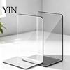 Clear Book Ends for DVDs 1 Pc Bookend Heavy Book, Acrylic Shelf Organizer, Bookends Shelves L Shaped Stopper Bedroom Library Office School Supplies