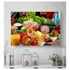 Dipinto su tela Cuadros Scandinavo Poster e stampe Arte della parete Immagine di cibo Soggiorno Cereali Spezie Cucchiaio Peperoni Cucina