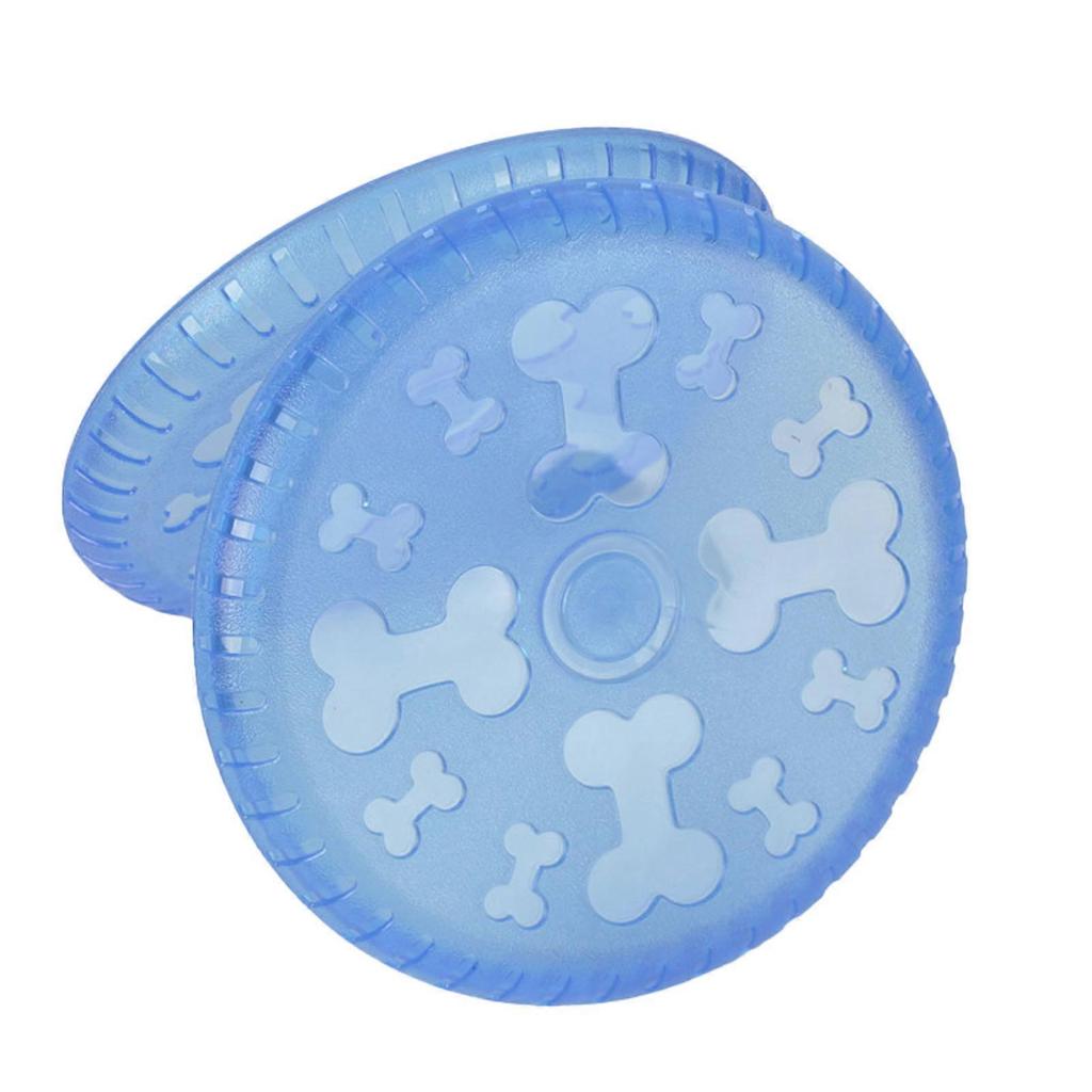 Dog Toy Flexible TPR Interactive Stress Relief Flying Dog Sport Disc for Dogs Outdoor Play Training
