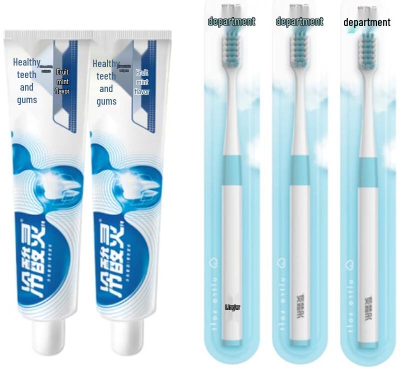 

Leng Suan Ling Anti-Sensitive Gum Care Toothpaste & Toothbrush Family Pack