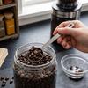 Stainless Steel Coffee Measuring Scoop Long Handle Heat Resistant Spoon Multipurpose Tool for Baking Cafe Home Kitchen