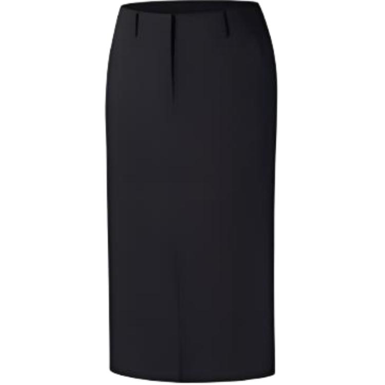 

Anta Champion All-Weather Series Solid High-Waisted Comfortable Breathable Versatile Casual Long Skirt Women skirts Basic-Black 162520207-2 S