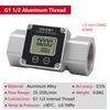 Digital Turbine Flow Meter Stainless Steel 1 1.5 2 Inch Electronic Water Urea Flowmeter with LCD Display Totalizer