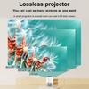 Mini Portable Projector Type C Power Supply Wireless Streaming Auto Adjustment Stereo Sound