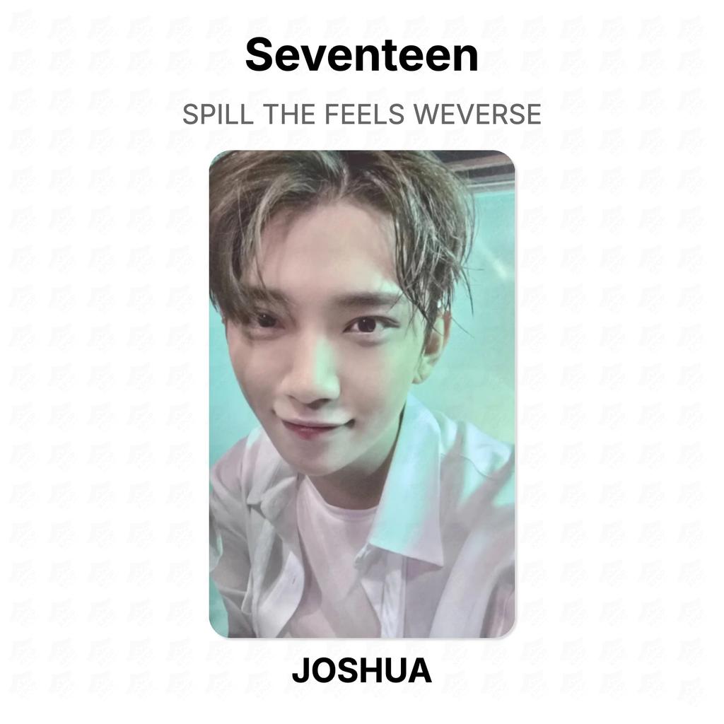Seventeen SPILL THE FEELS WEVERSE Official Photocard