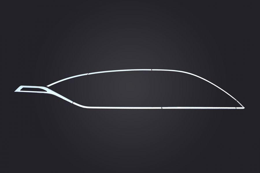 Полная окантовка окон (16 шт, нерж.) для Renault Captur 2019- гг