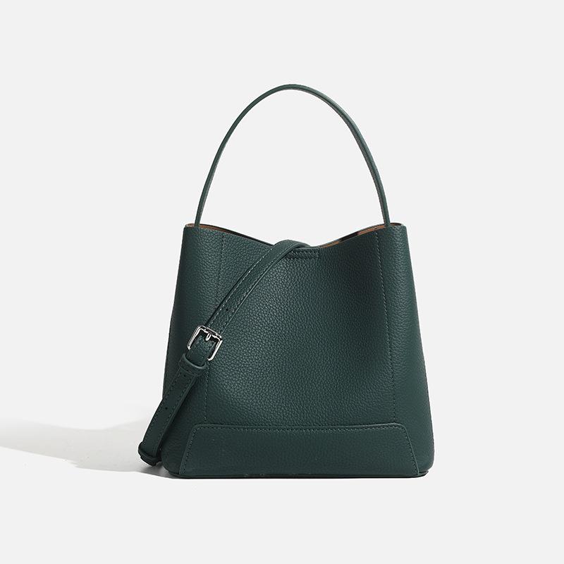 2025 Spring New Niche Handbag Fashionable Large Capacity Mother-and-Child Bag High-End Single-Shoulder Crossbody Bucket Bag