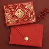 Chinese New Year Card With Envelope Embossed Holiday Greeting Card For Festival Celebration And Traditional Blessing