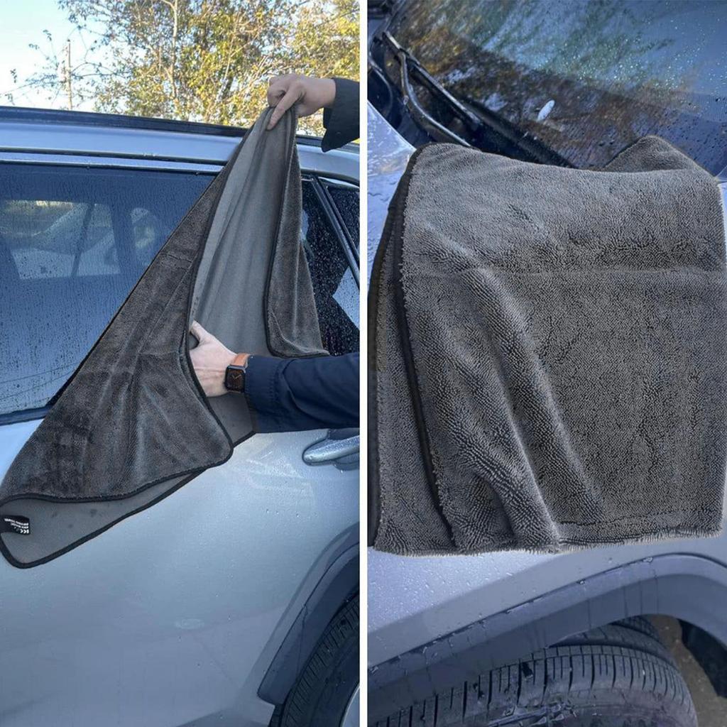 Car Microfiber Towel Large Scratch Free Absorbent Car Wash Drying Towels Rags For SUV RV Sedan Automotive Motorcycle Boat