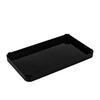 Yamazaki Jitsugyo Tabletop Drainer Tray with Lid Square Shape [Lid Only] Black Approx. W42XD25XH3.8cm Tower 2529