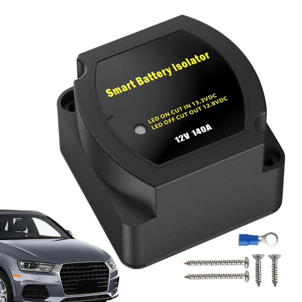 Battery Isolator 12V Isolator Controller Relay Voltage Sensing Relay Automatic Charging Relay Dual Battery VSR Relay For Boats