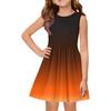 Sommer-Prinzessinnenkleid für Mädchen - A-Linien-Weste mit eingesetztem Rock