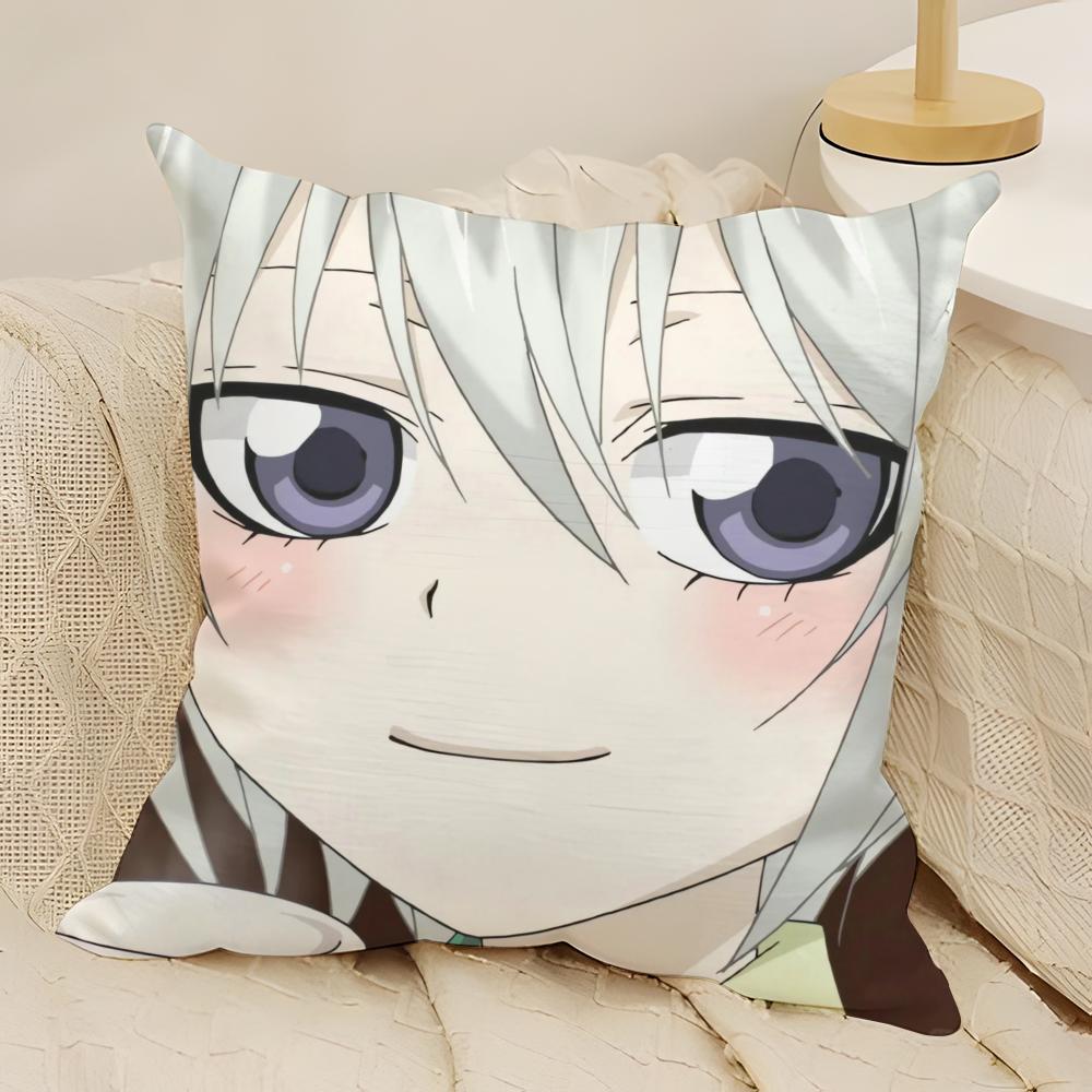 K-Kamisama Hajimemashita Pillow Case Natural Linen Double-Sided Printing Sofa Home Decor Cushion Cover