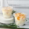 9 oz Plastic Cups with Lids, Disposable Clear Cups, Cold Drink Containers for Beverage, Parfait, Smoothie