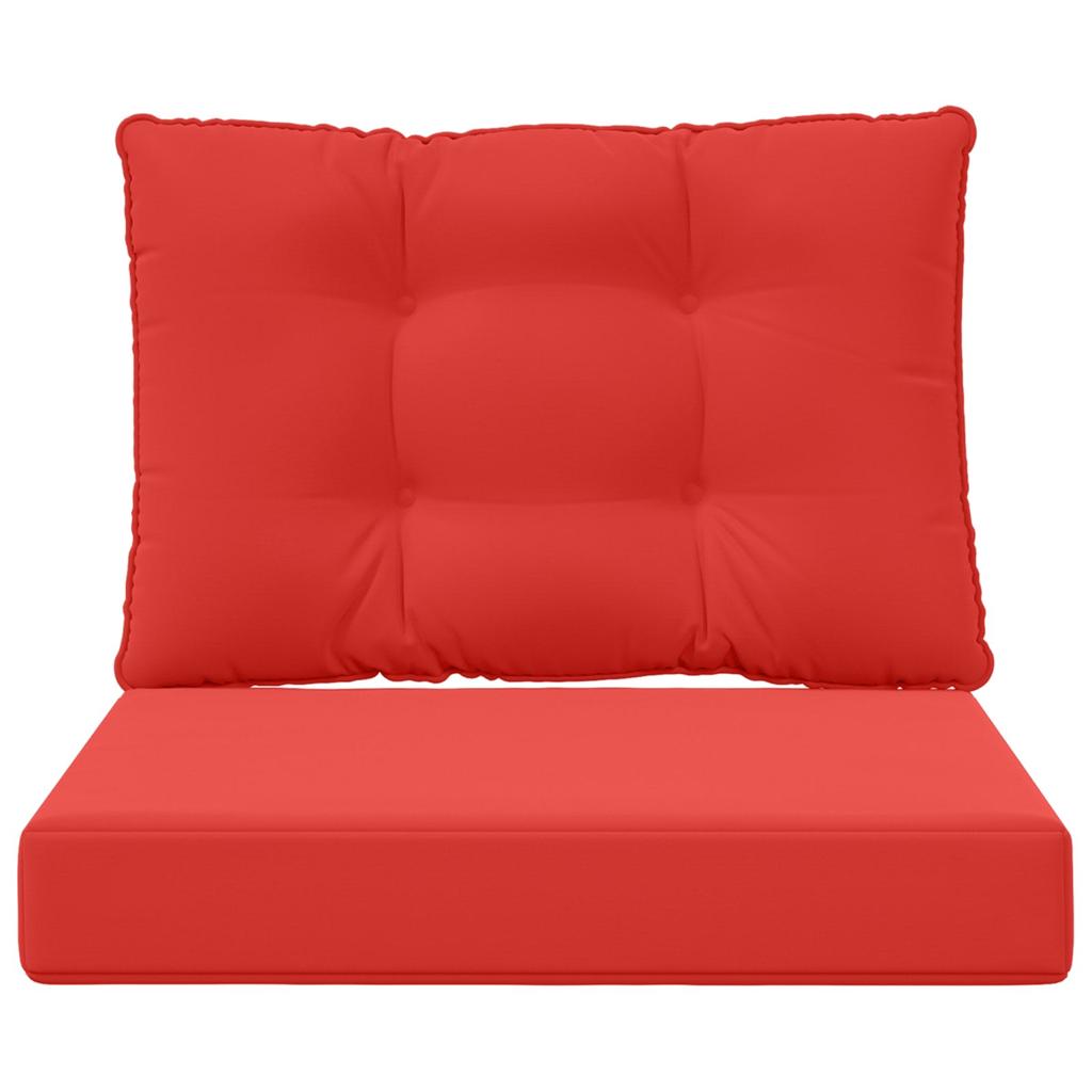 Outdoor Sofa Cushions 2 Pcs Red Polyester
