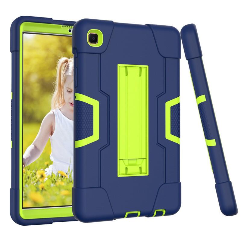 Shockproof Silicone PC Back Cover With Kickstand Galaxy Tab A8 10.5 X205 X200 Multi-Color Options