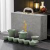 Ge kiln opening Kung Fu tea set, corporate business activities, gifts, Dingchen business gifts