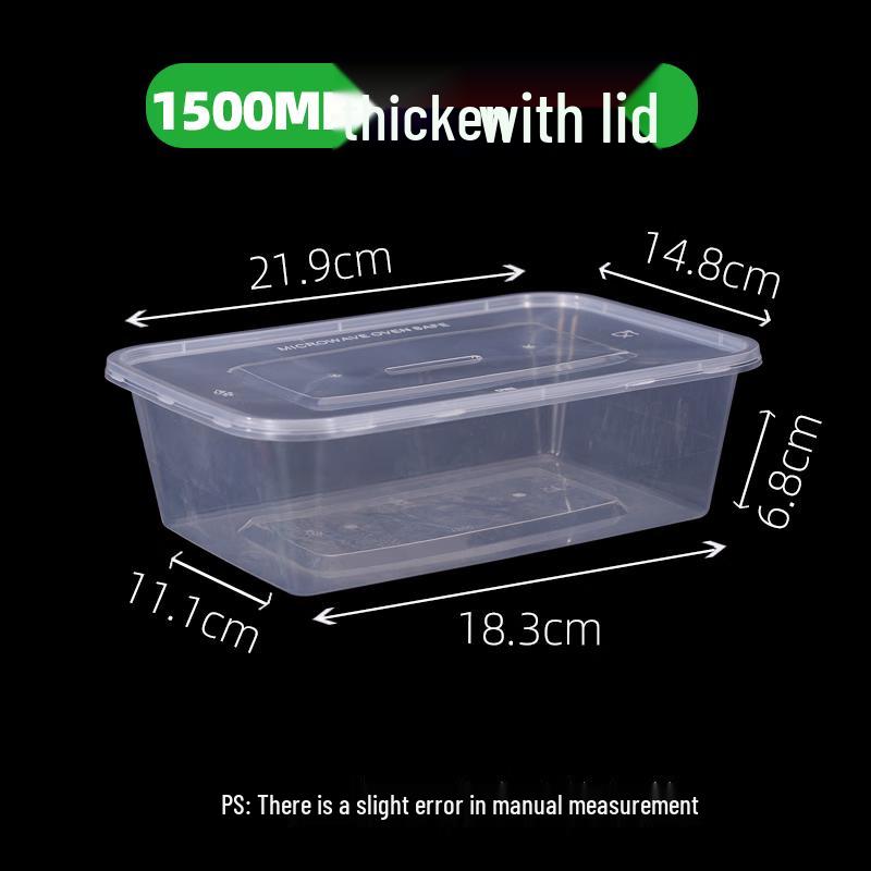 Shixun Square Disposable Plastic Food Containers