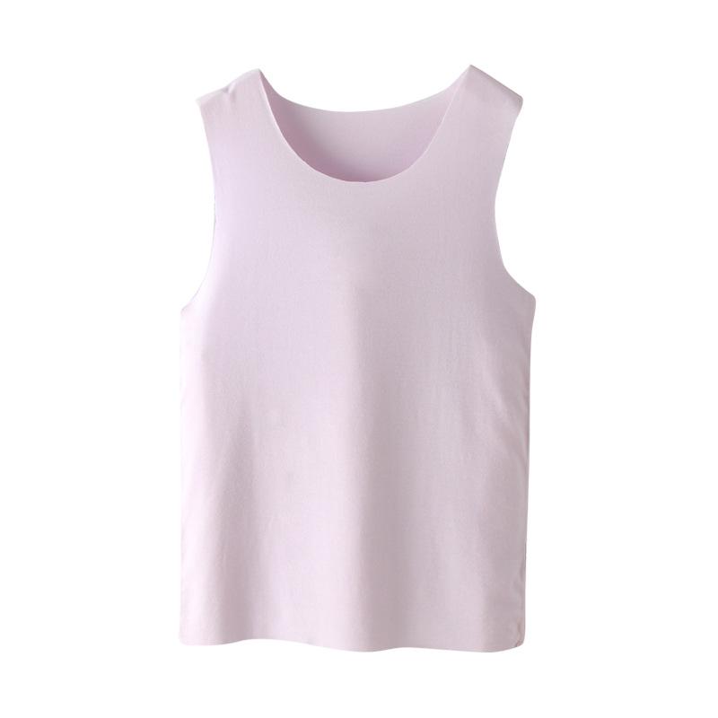 Kids' Seamless Sleeveless Modal Vest - Unisex Parent-Child Summer Top, Baby Pajamas