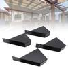 4Pcs Pergola Bracket Galvanized Drainage Hole Design 45 Degree Angle Pergola Reinforcing Bracket For Gazebo Courtyard Garage