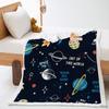 Blankets Astronaut Planet Blankets Lamb Fleece Crystal Fleece Blankets All Seasons