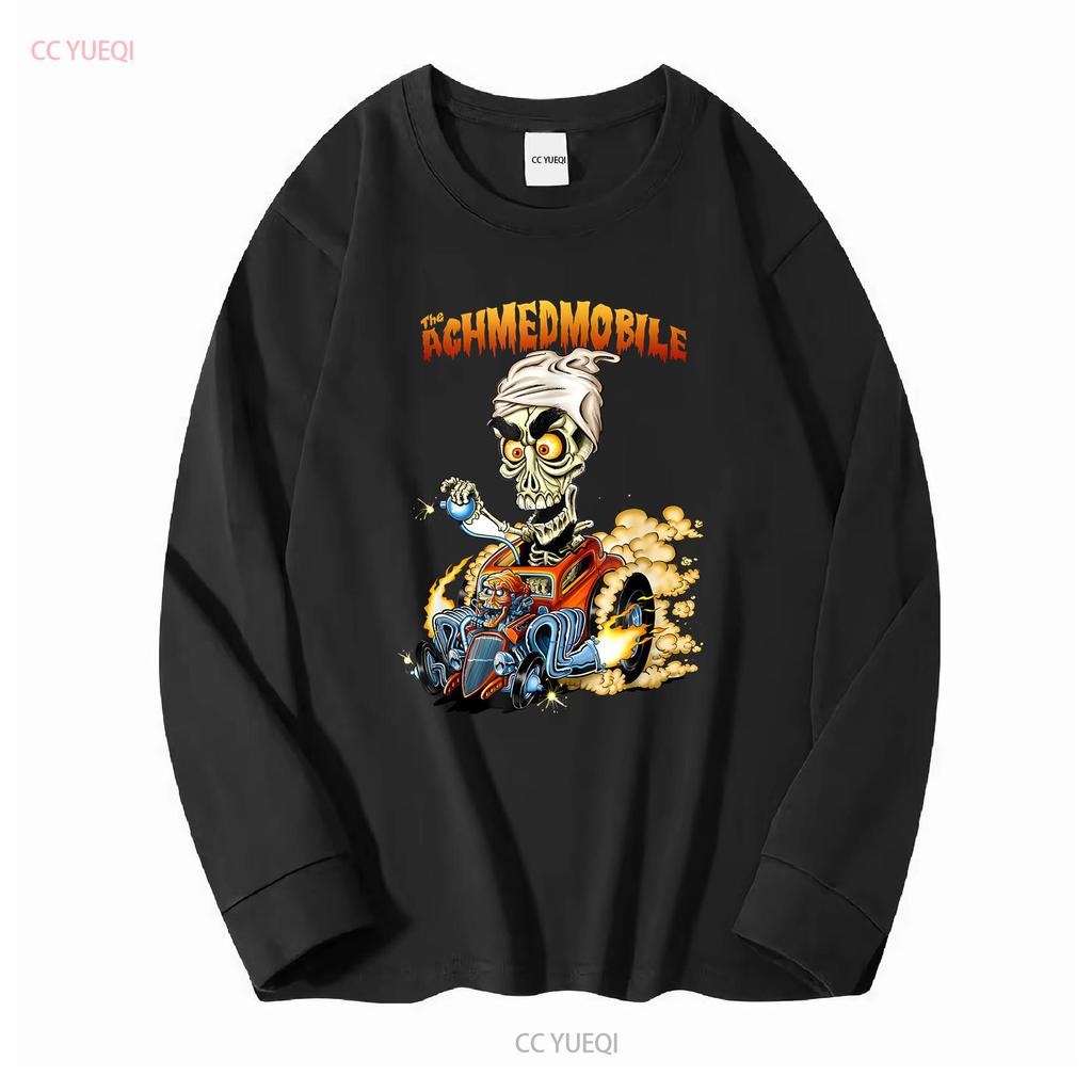 The Achmedmobile Jeff Dunham Black T Shirt 2xl Show Long Sleeves Vintage Washed Comfortable Stylish Homme Top For Everyday Wear