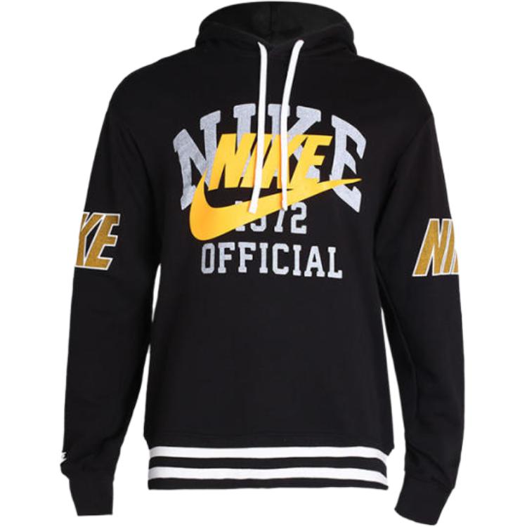 Nike Sportswear Club Fleece Pullover Hoodie Black DD6169-010 L