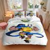 3pcs Superhero Soccer Team Bedding Set, Includes One Quilt Cover and Two Pillowcases, Bedroom and Guest Room Decoration. T723116