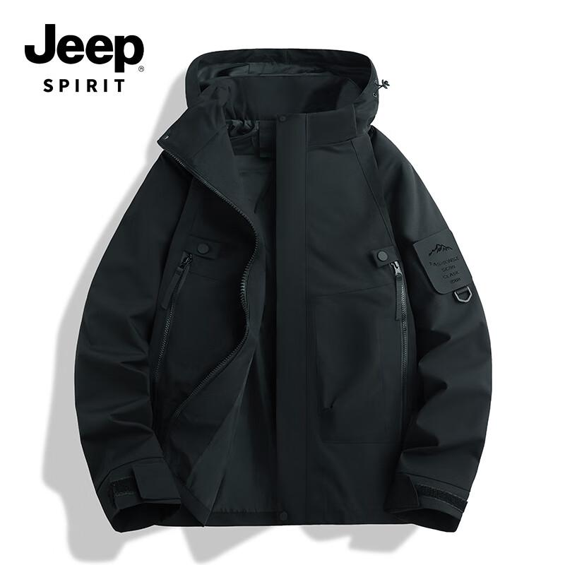 

JEEP SPIRIT Men s Outdoor Autumn/Winter Windbreaker Jacket XL