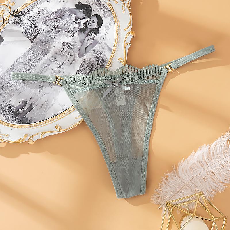 Krajkové kalhotky Dámské Sexy tylové spodní prádlo s nízkým pasem Tanga Spodní prádlo Dámské Sexy kalhotky G-string Lingerie