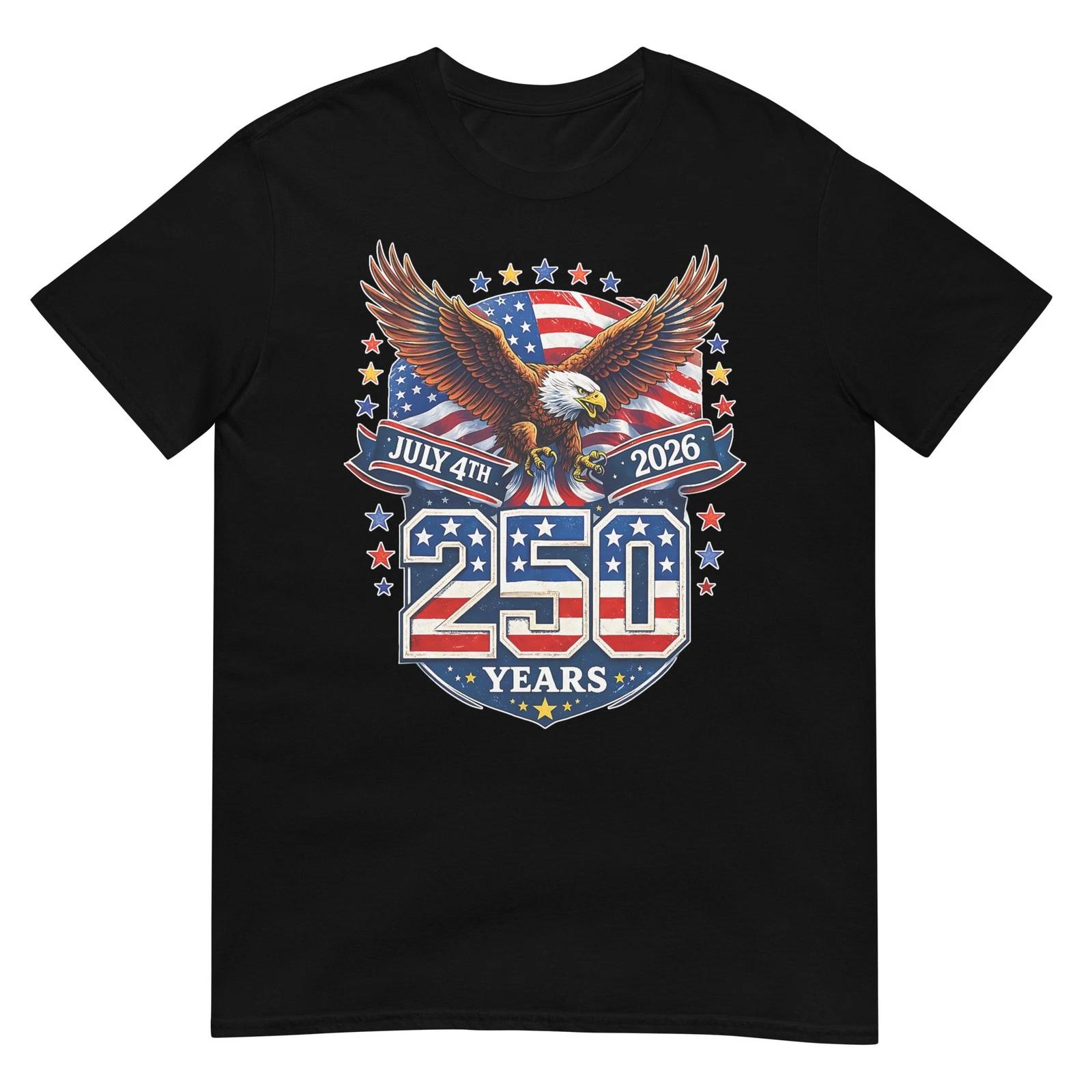 250 лет Америки 1776 2026 250-й День Рождения США 4 июля Футболка 2XL