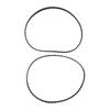 Reliable 150XL037 Timing Belt Black Rubber Gear Drive Belt with 75 Teeth for Anti Aging and Excellent Durability