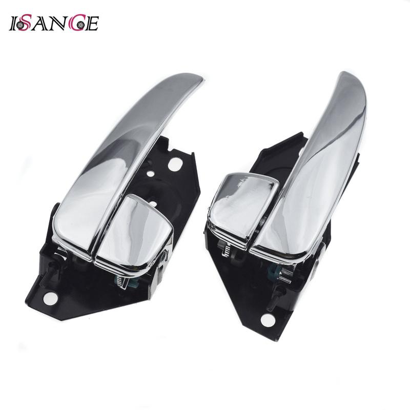 2 Pcs Left LH & Right RH For Hyundai Sonata 2001-2014 2.0L 2.4L 2.7L 3.3L ide Car Door Handle Front Rear Chrome Black Silver