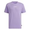 adidas T Shirt Unisex Purple Pink HE5253