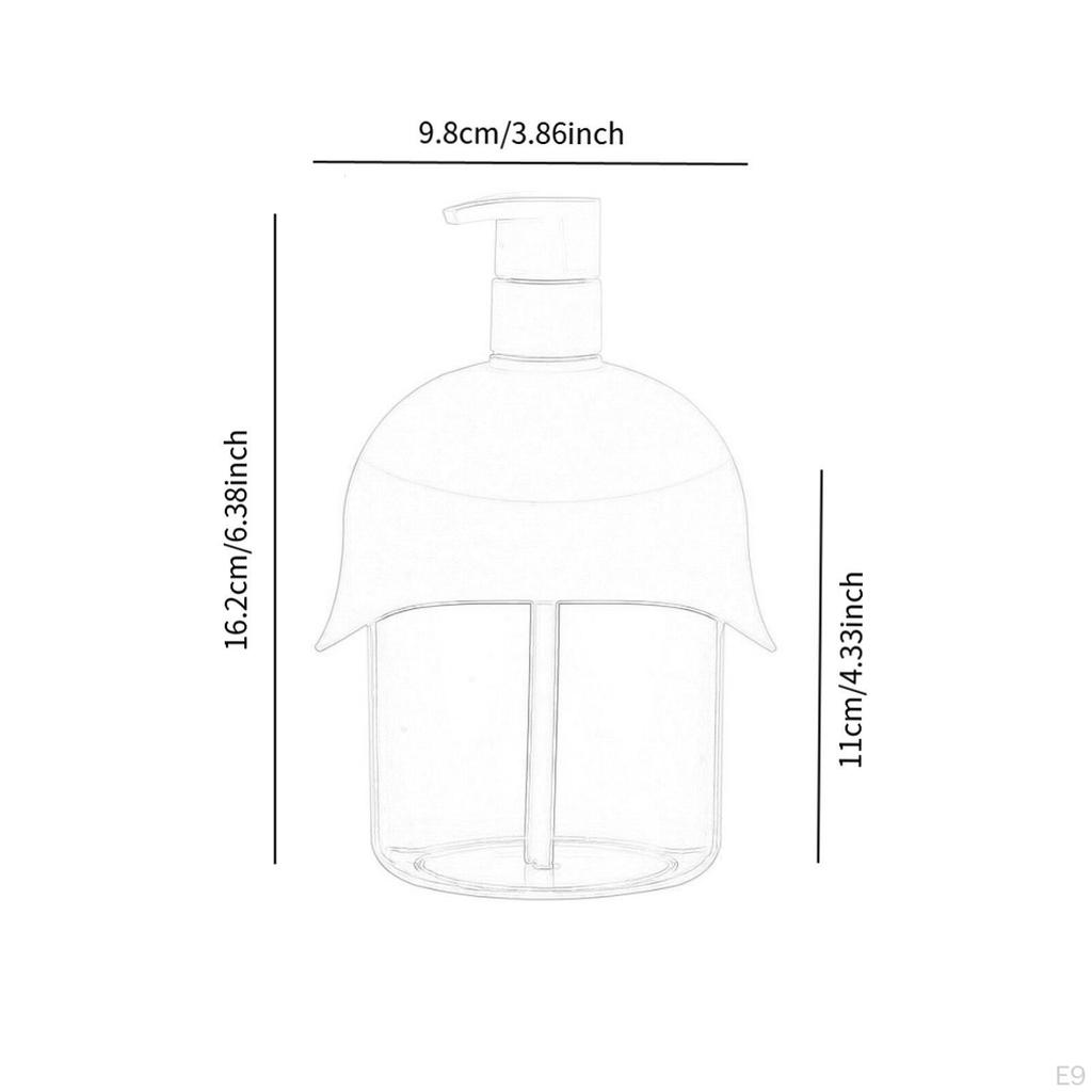 Foam Soap Dispenser Cute Bathroom Liquid Container Hand for Countertop