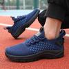 Men Sports Running Black Jogging Shoes Casual Sneakers Outdoor Breathable Mesh for Women Light Shock-absorpti Black Tennis