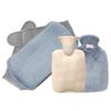 1000/2000ml Warm Water Bag Plush Cover Water-filling Hot-water Bag Foot Warmer Hot Water Bag  Home