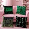 TType O NegativeS Band Cushion Cover Pillow Case Soft Friendly Fabric  Concealed Zipper
