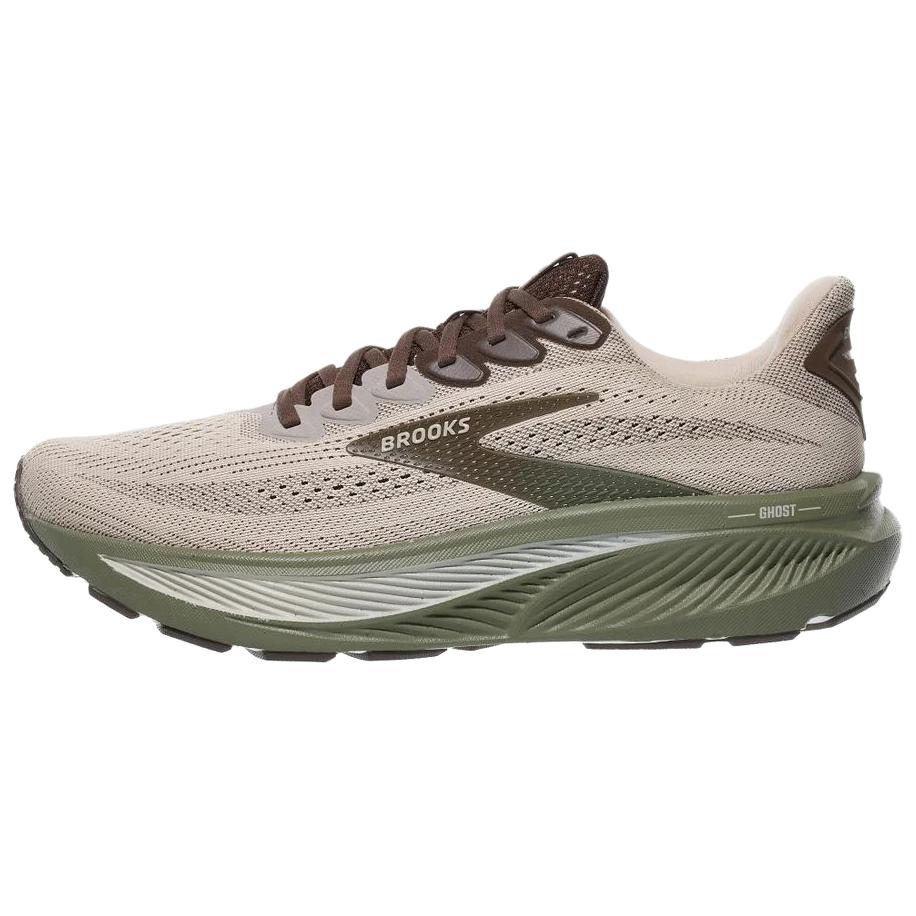 Brooks Ghost 17 Chateau Gray Brown Olive Men Sneakers 110442-1D-297