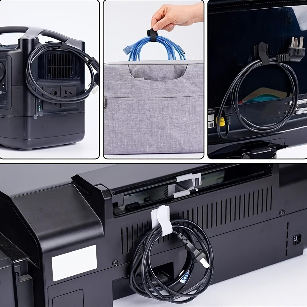 Ties Fastening Wire Reusable Cable Organizer Cord Rope Holder Self Adhesive Adjustable Cord Organizer Straps Desk Management