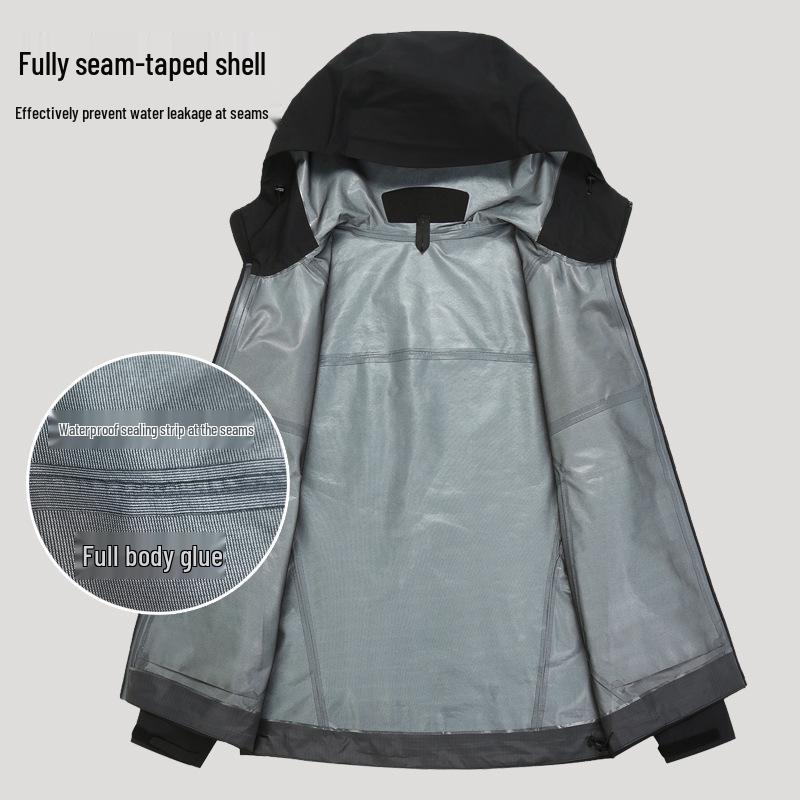 Senbo LT Outdoor Skiing & Mountaineering Jacket - Windproof, Waterproof, Single Layer with Three-Layer Lamination